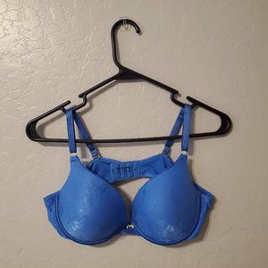 Lily Of France Ego Boost Tailored Push Up Bra Blue 38B